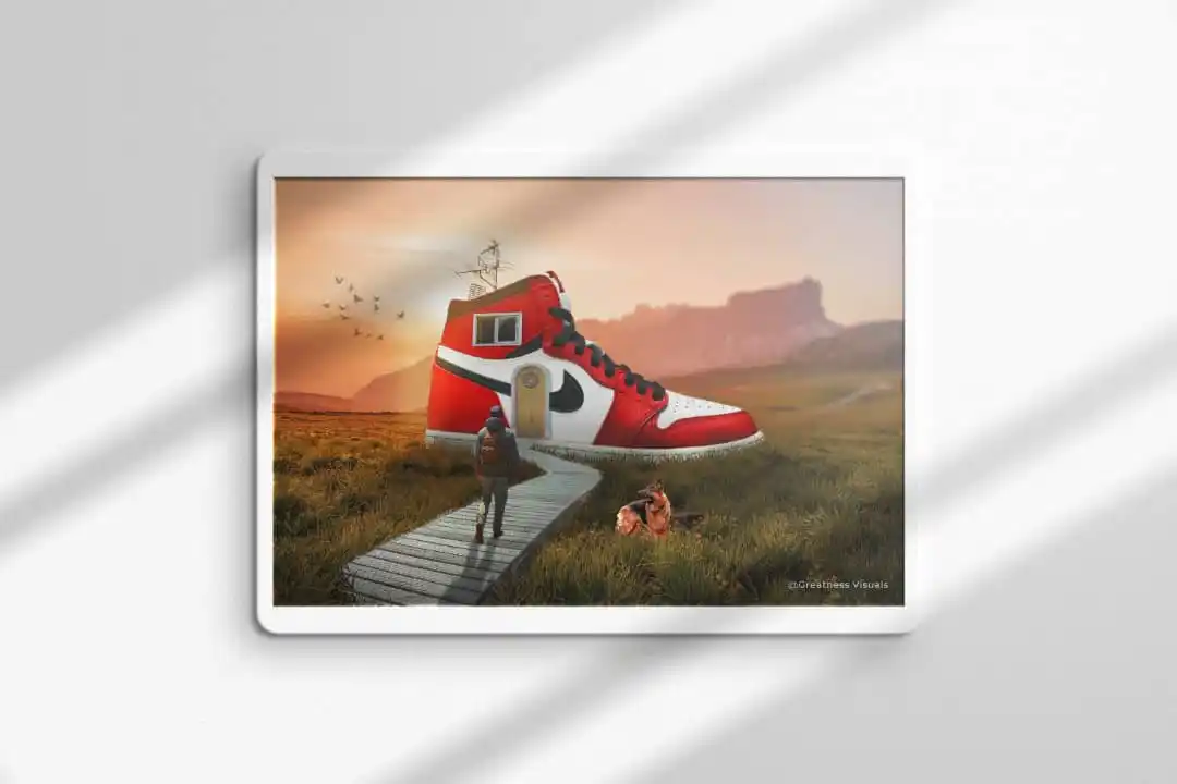 Image from Greatness Visuals Official: GREATNESS DESIGN CHALLENGE FINAL DAY 🧘🏼‍♂️  DAY 28 - Shoe House Mani...