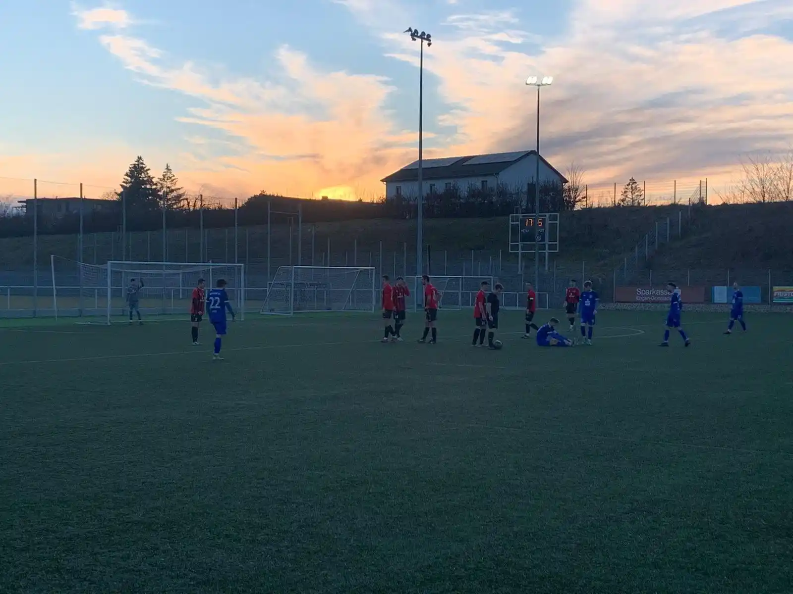 Image from Hegauer FV: *Herren A-Team* Nach einem langen Trainingstag stand zum Abschluss das...