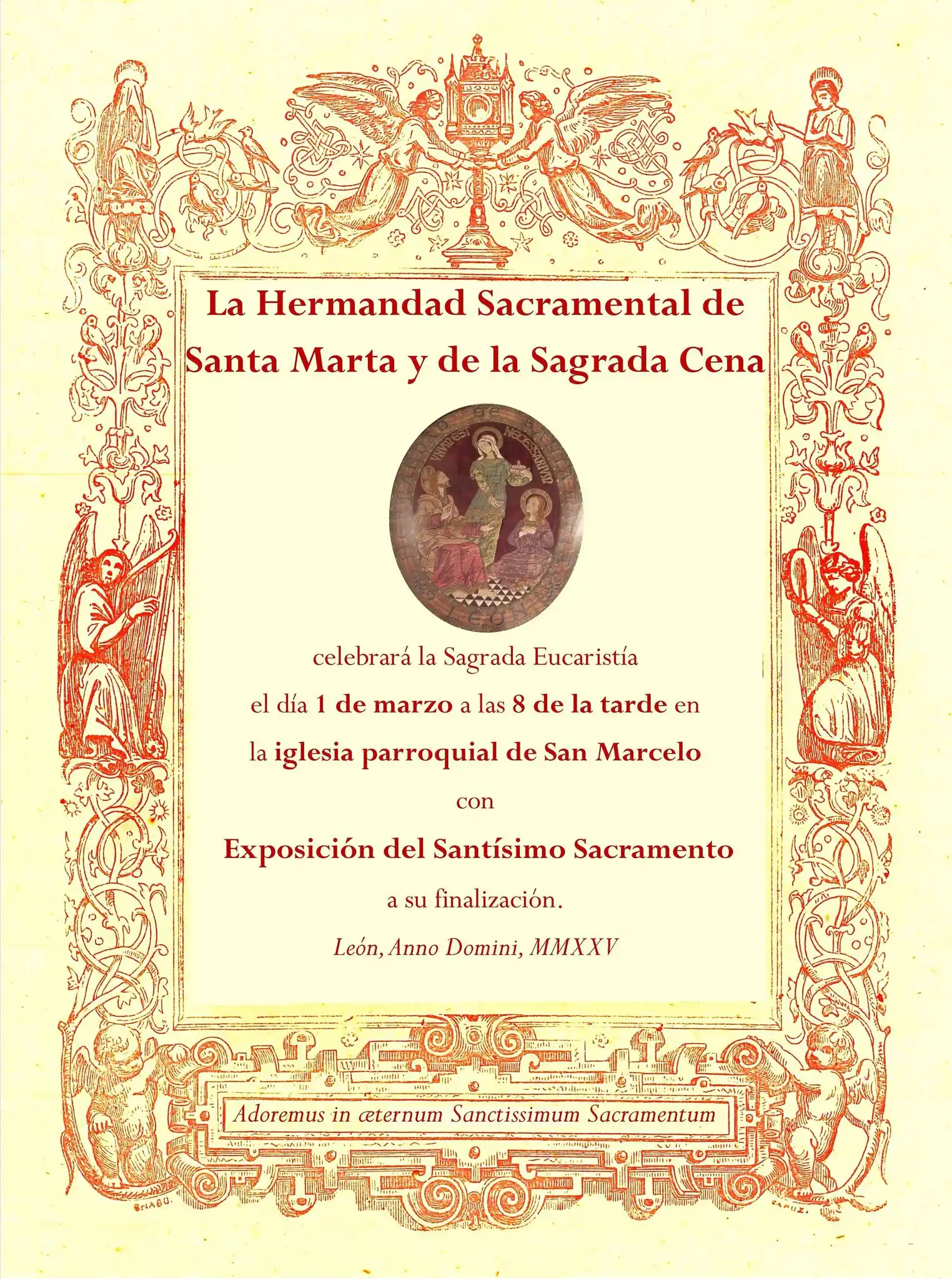 Hermandad Sacramental de Santa Marta y de la Sagrada Cena post