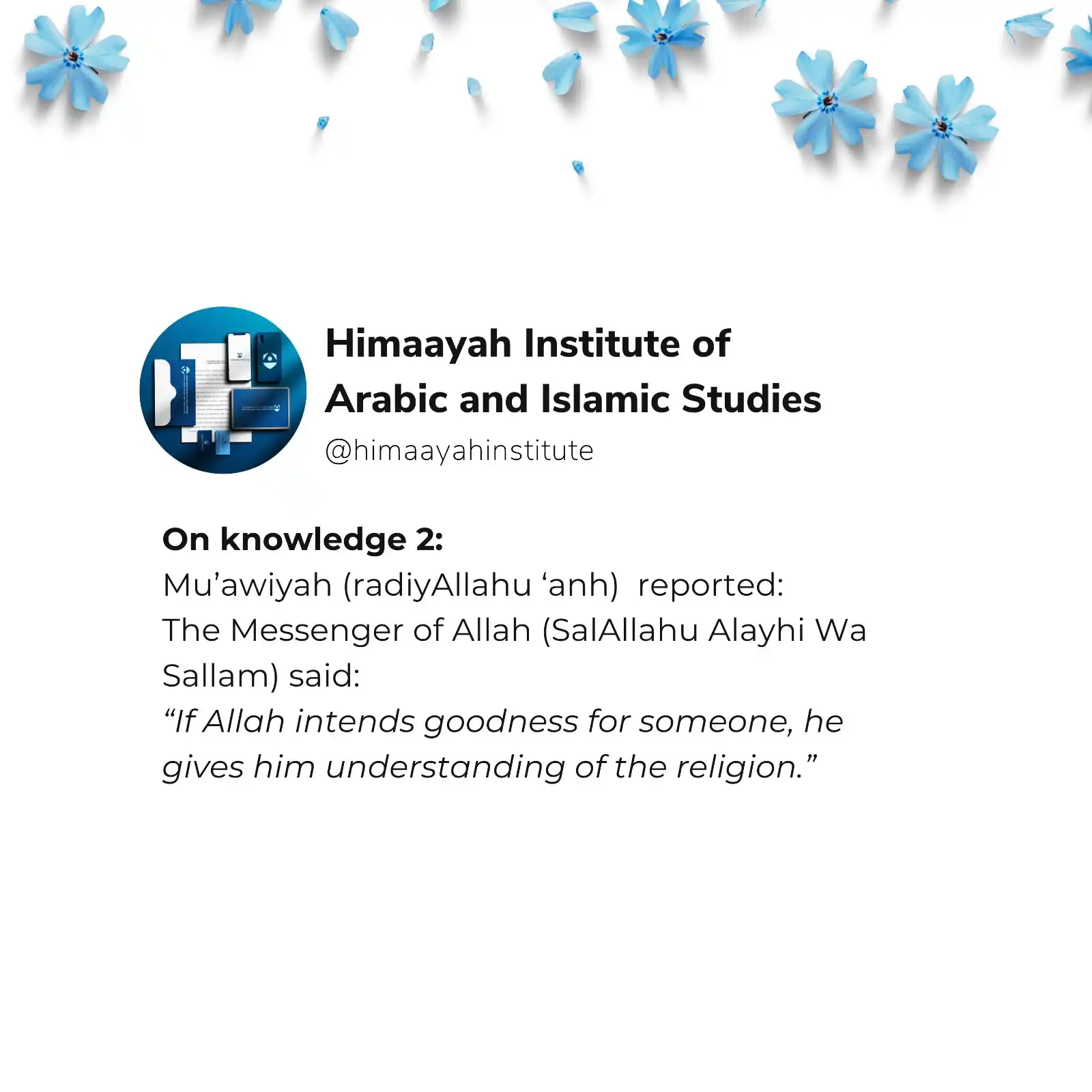 Himaayah Institute Of Arabic And Islamic Studies post