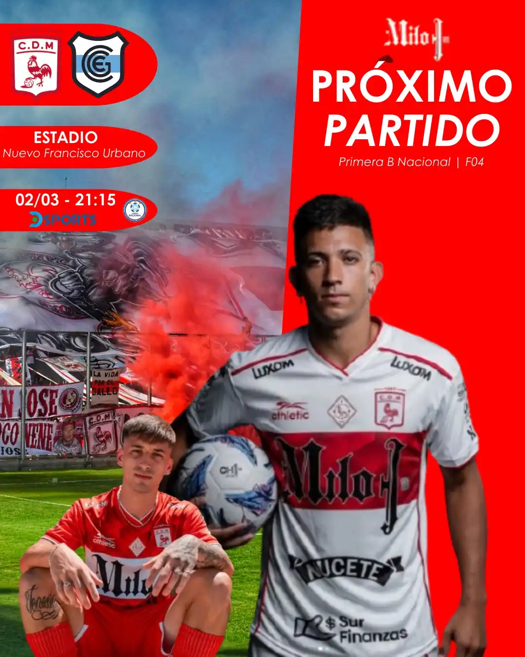 Image from 🐓 Hincha Del Gallo: ¡⚽🐓 PRÓXIMO PARTIDO EN CASA!. <a class="text-blue-500 hover:underlin...