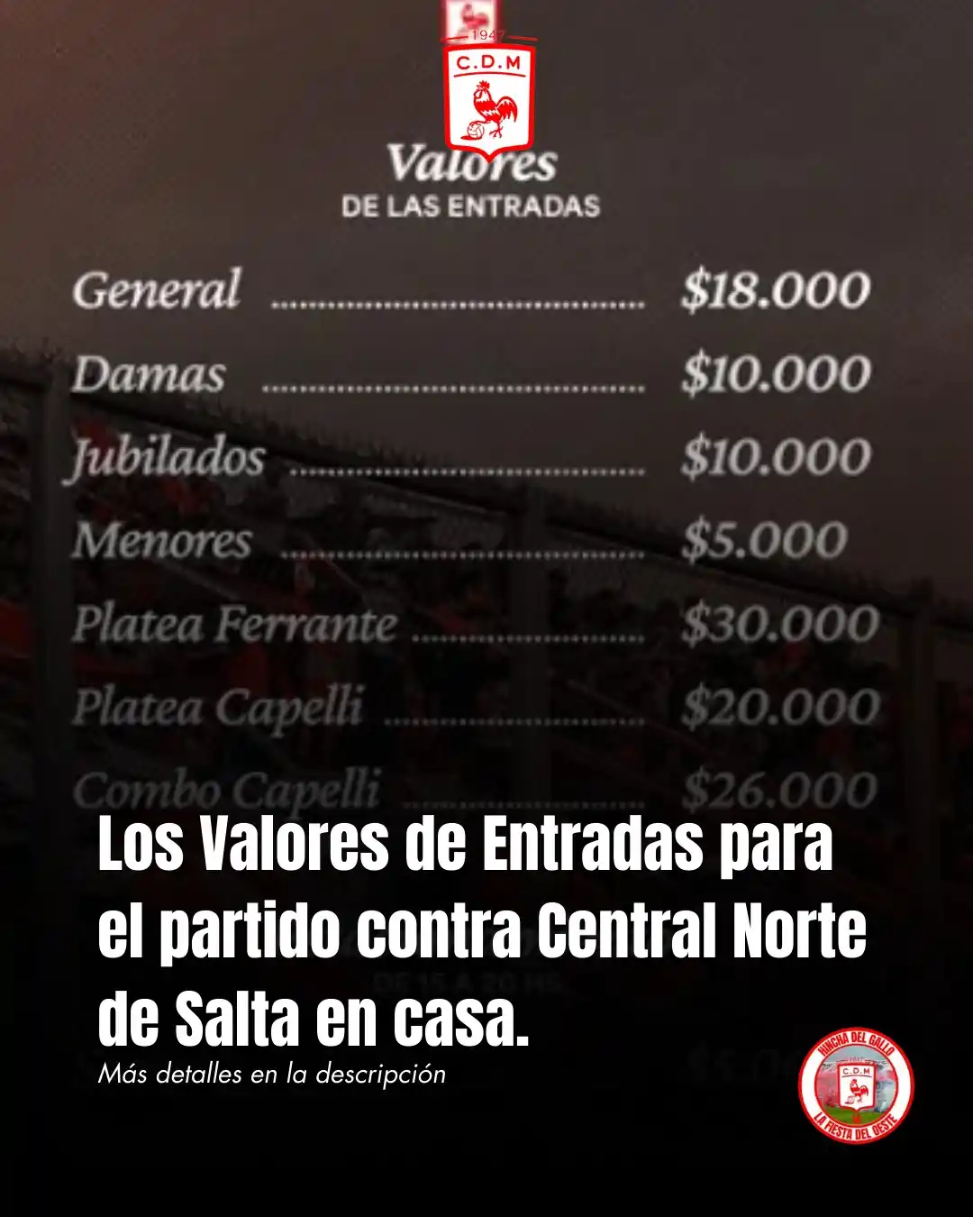 🐓 Hincha Del Gallo post