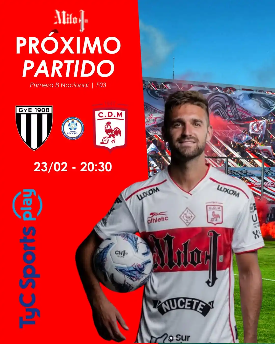 Image from 🐓 Hincha Del Gallo: ¡⚽🐓 PRÓXIMO PARTIDO A MENDOZA!. <a class="text-blue-500 hover:underl...