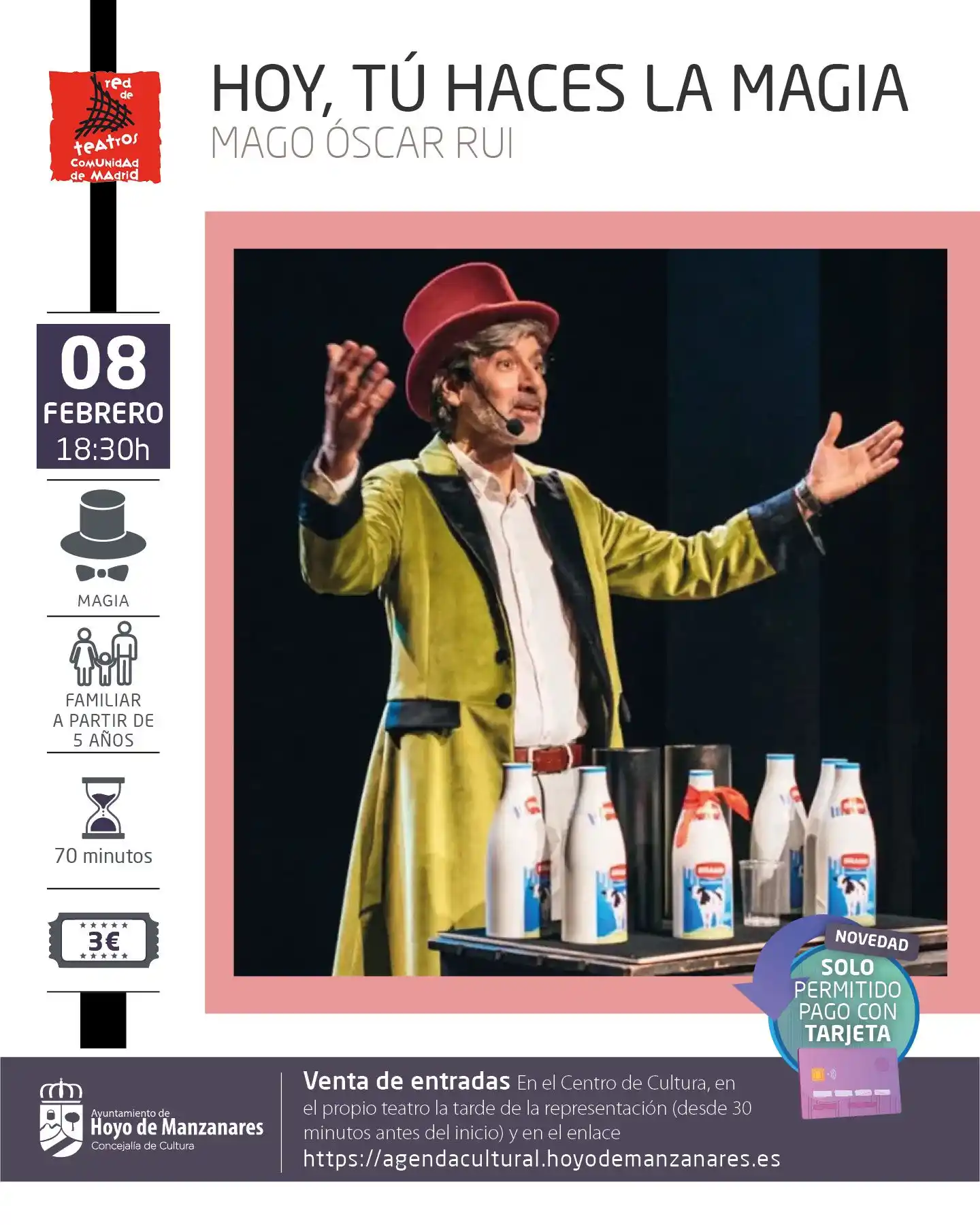 Image from Hoyo de Manzanares Actualidad: Ya a la VENTA las entradas para el próximo espectáculo de ‘Tiempos de ...