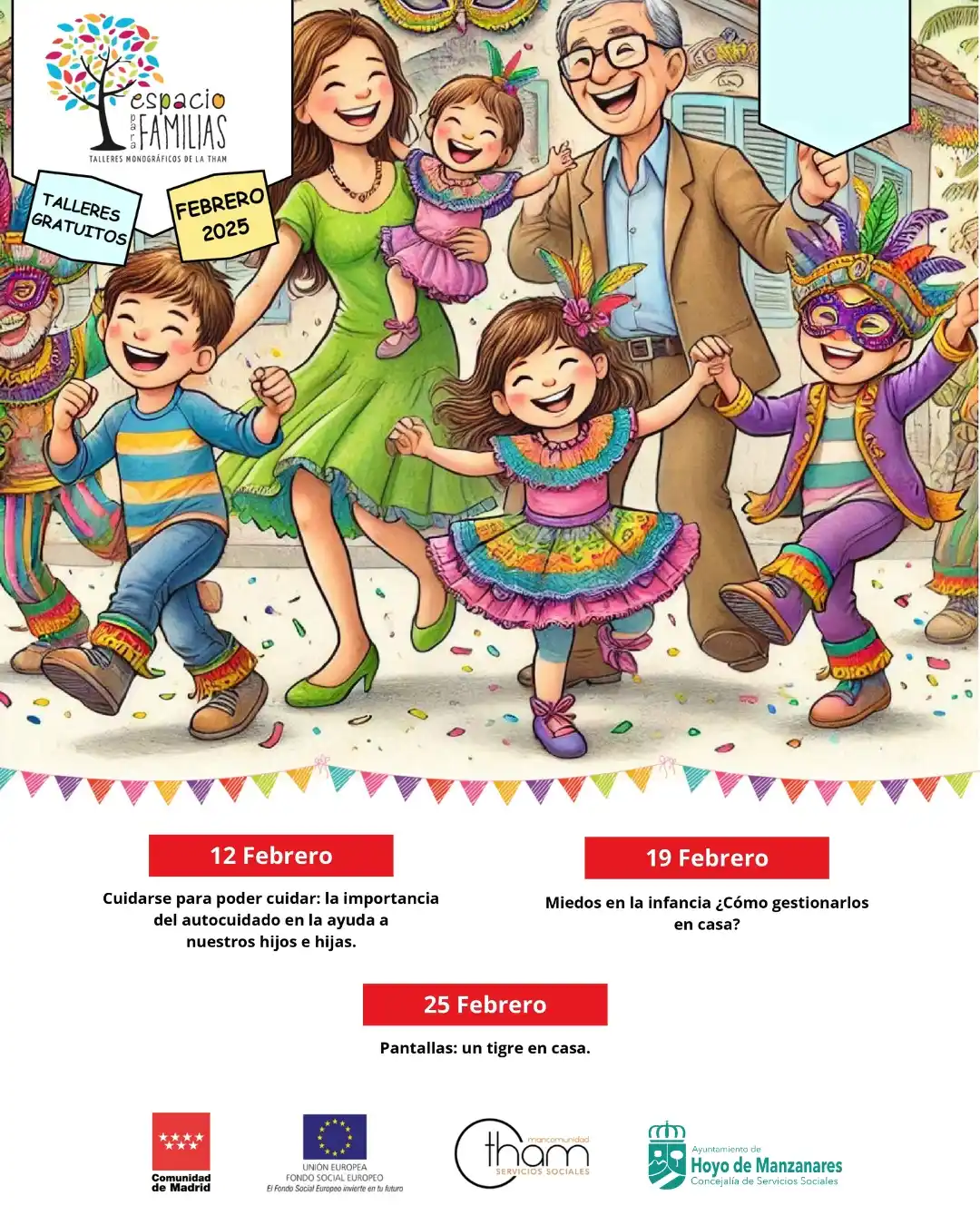 Image from Hoyo de Manzanares Actualidad: ¡Espacio para Familias FEBRERO 2025! Desde la concejalía de Servicios...