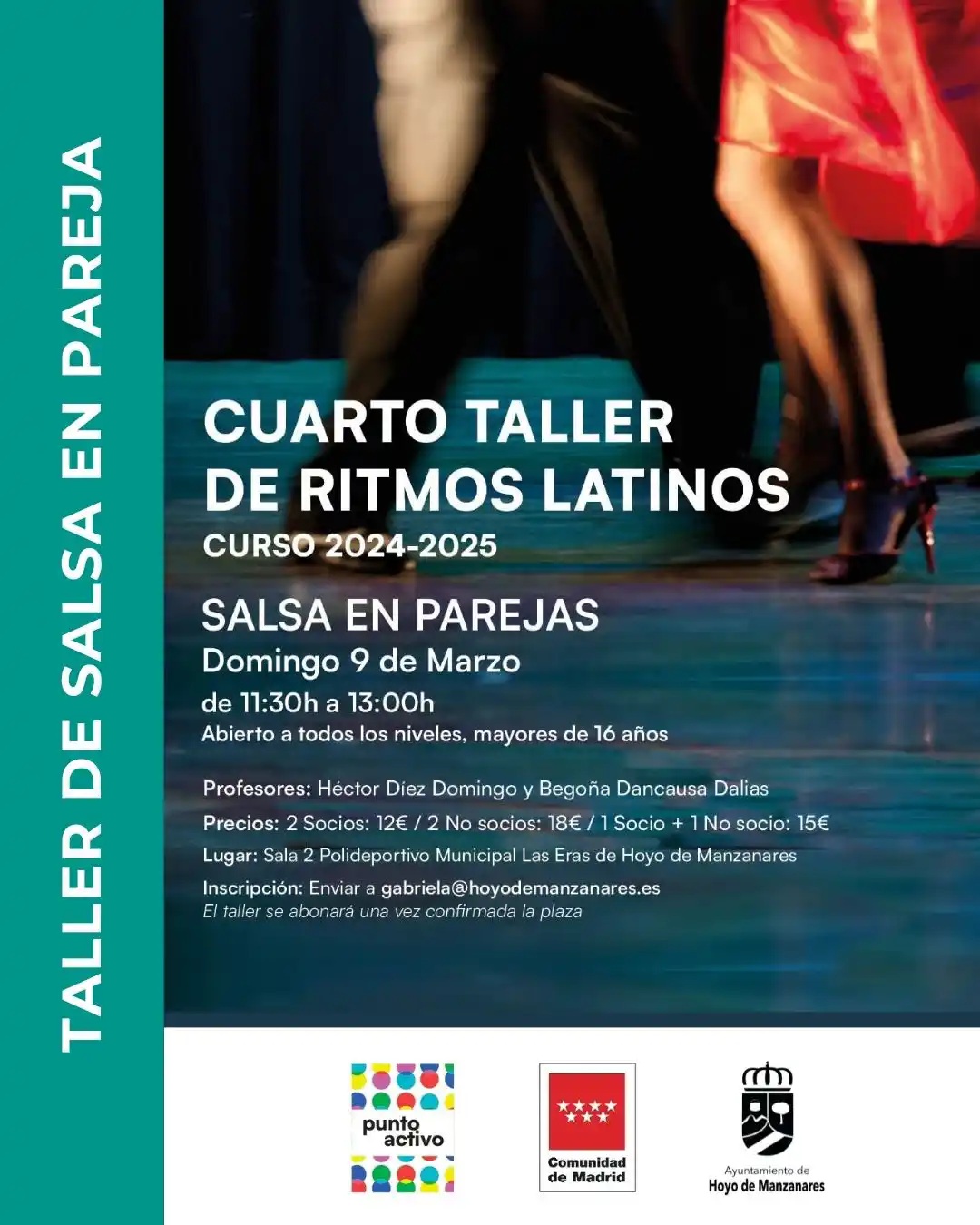 Image from Hoyo de Manzanares Actualidad: TALLER DE SALSA EN PAREJAS ¡Aprende a bailar salsa en pareja y despie...