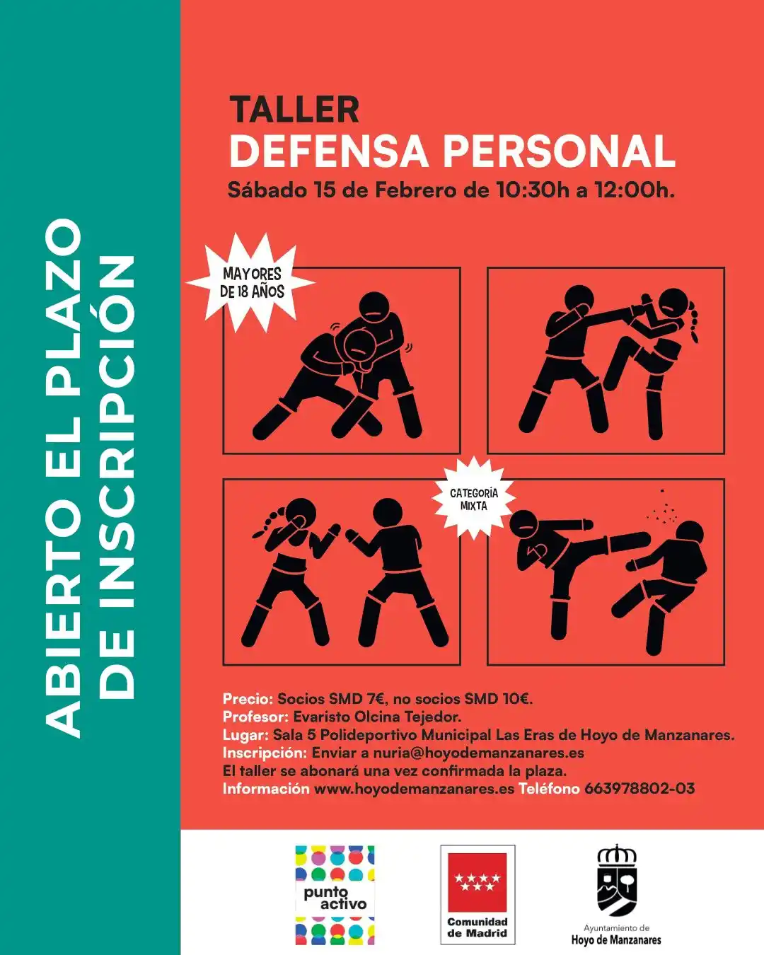 Image from Hoyo de Manzanares Actualidad: TALLER DE DEFENSA PERSONAL EN HOYO DE MANZANARES ABIERTO el plazo de ...