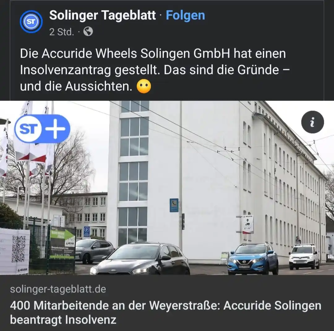 IG Metall Remscheid-Solingen post