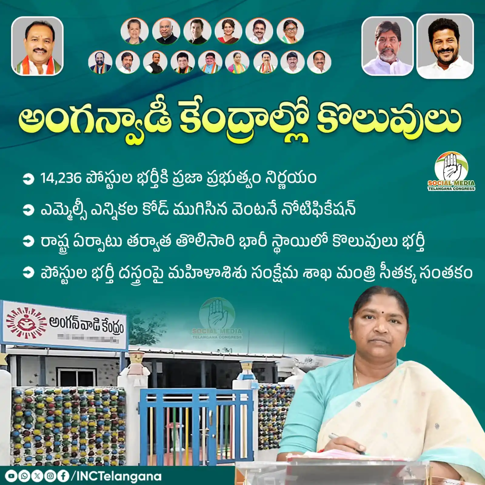 INC TELANGANA post