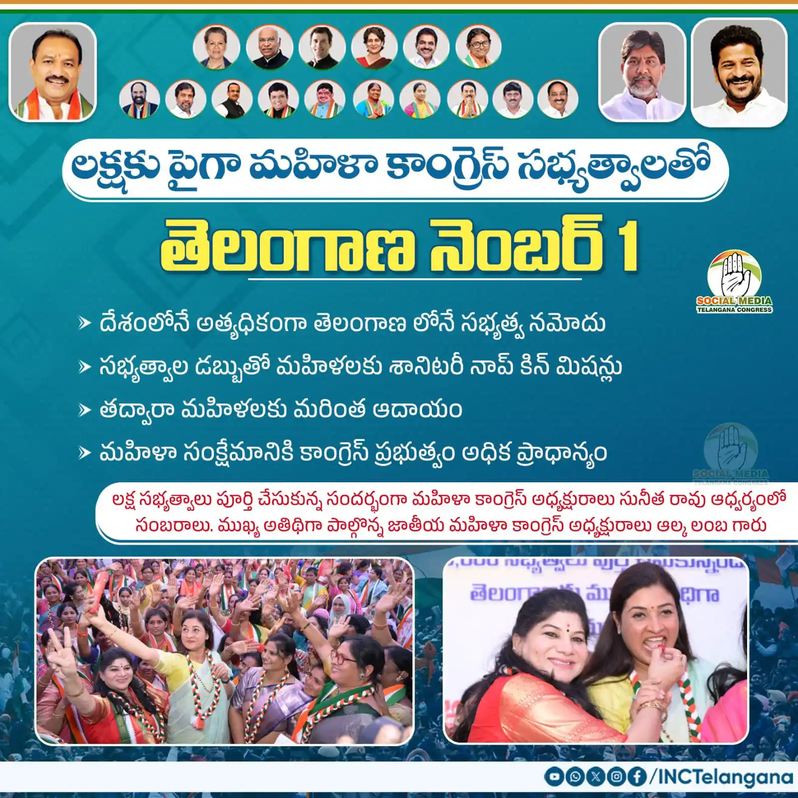 INC TELANGANA post
