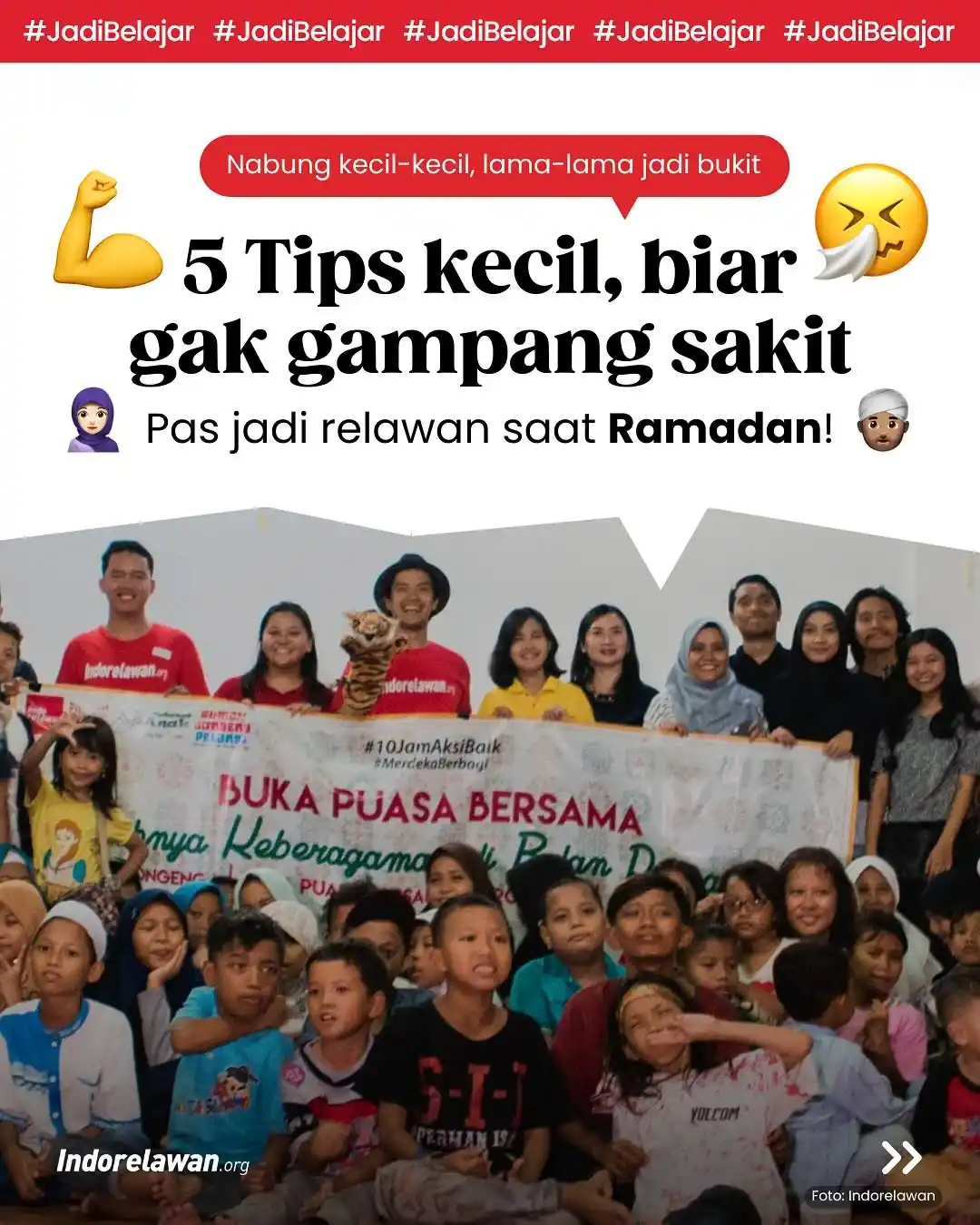 Image from Indorelawan: Hai haii teman relawan! Sesuai yang Miwan tadi katakan, Miwan punya t...