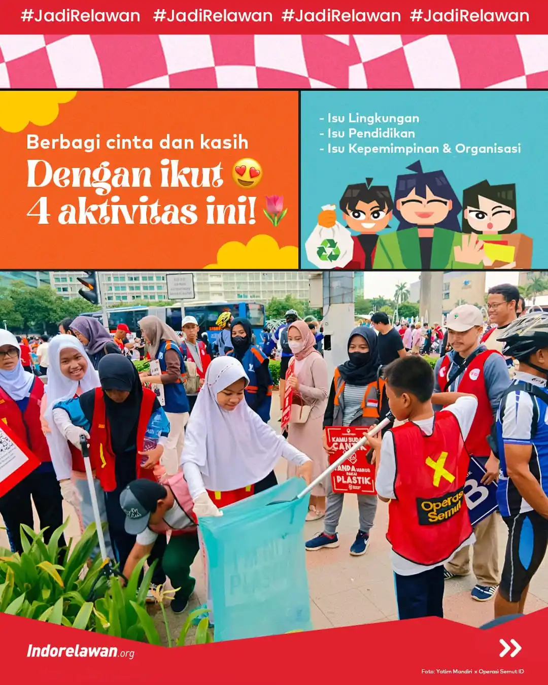 Image from Indorelawan: 🌟 Halo, Teman Relawan! Miwan kasih info beberapa kegiatan seru yang...
