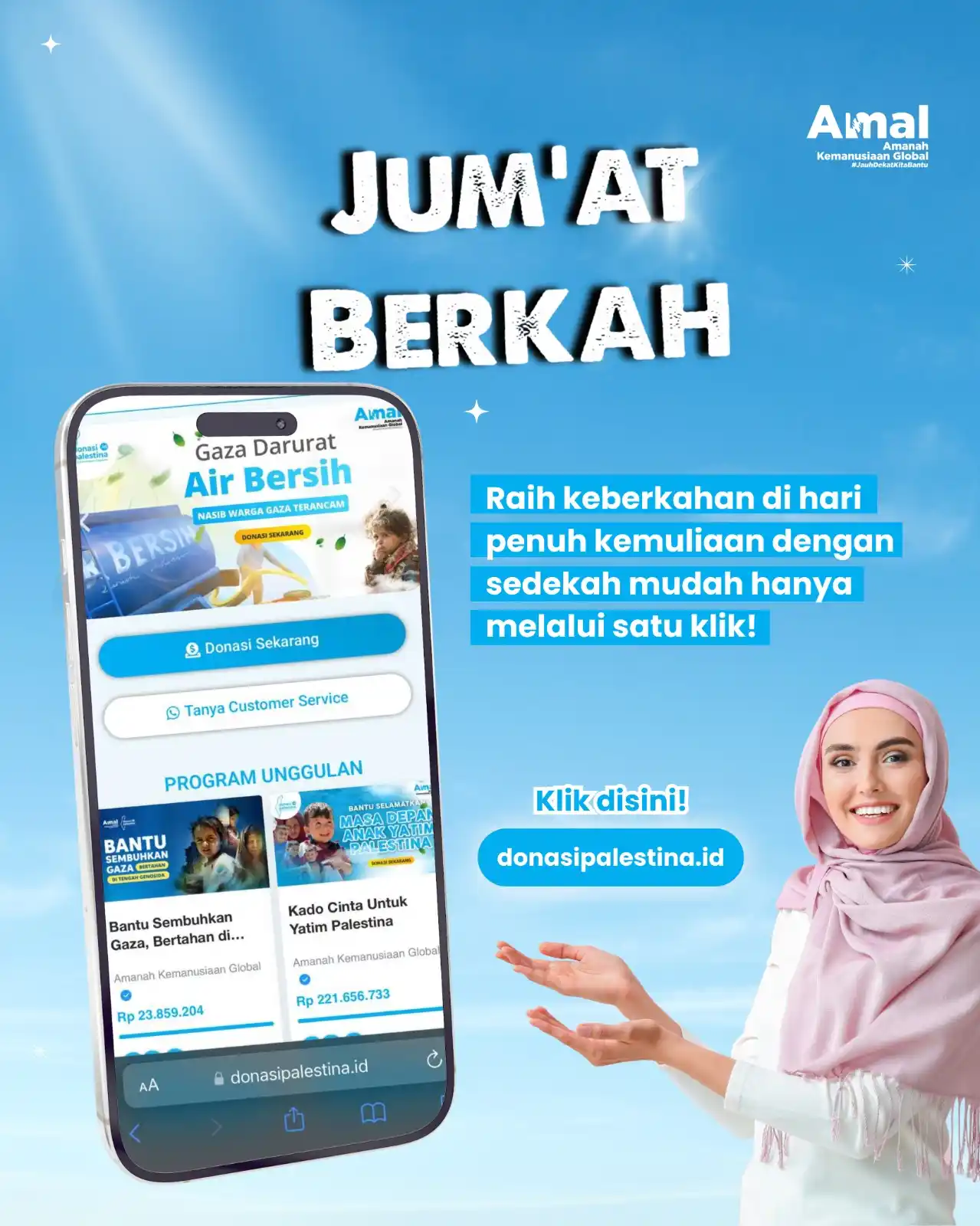 Image from Info Palestina dan Syam: 💛 Jumat Berkah, Saatnya Berbagi! 💛 Raih keberkahan di hari penuh ke...