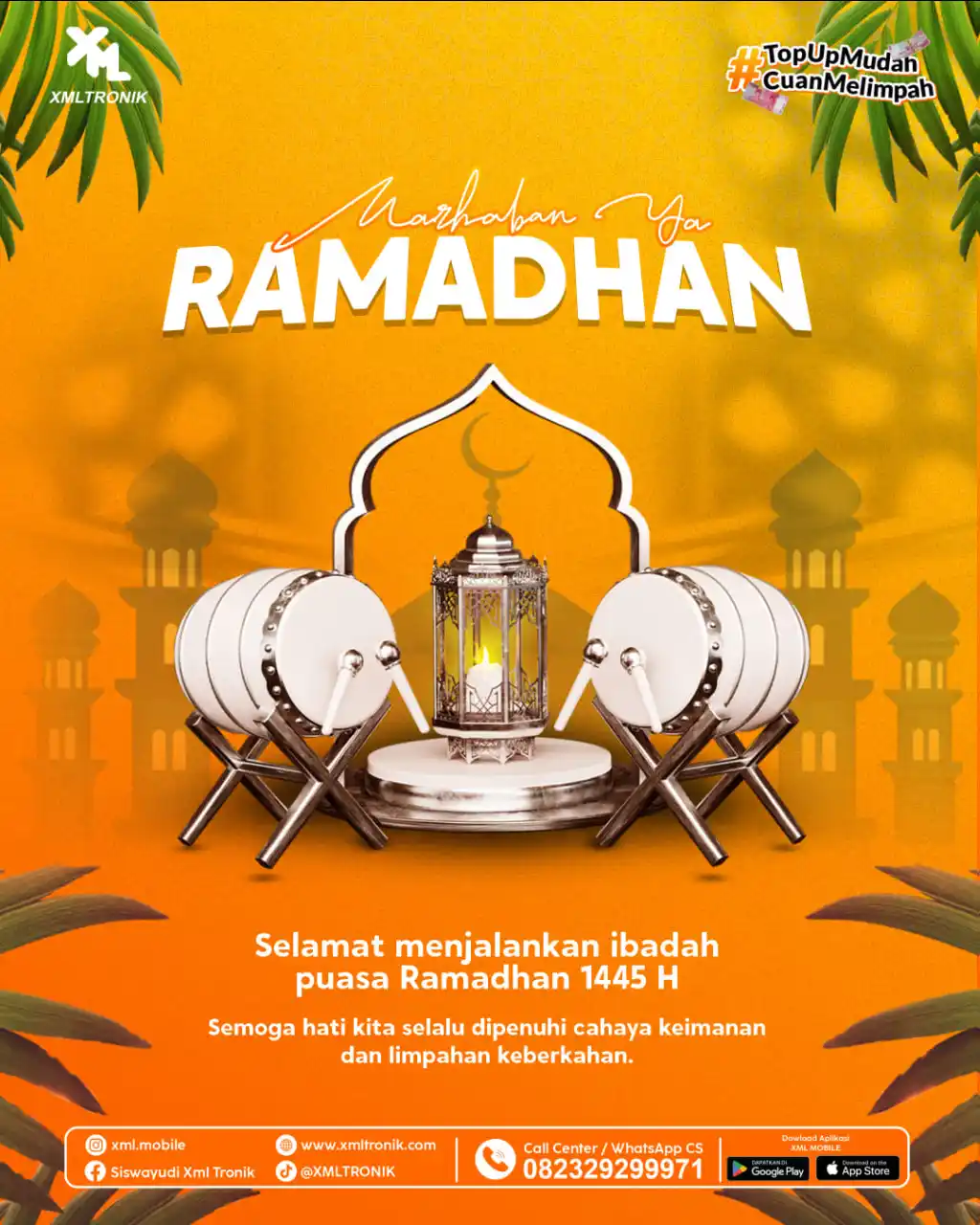 Image from INFO XMLMOBILE OFFICIAL: Marhaban ya Ramadhan! 🌙✨ Saatnya menyucikan hati, memperbanyak ibad...