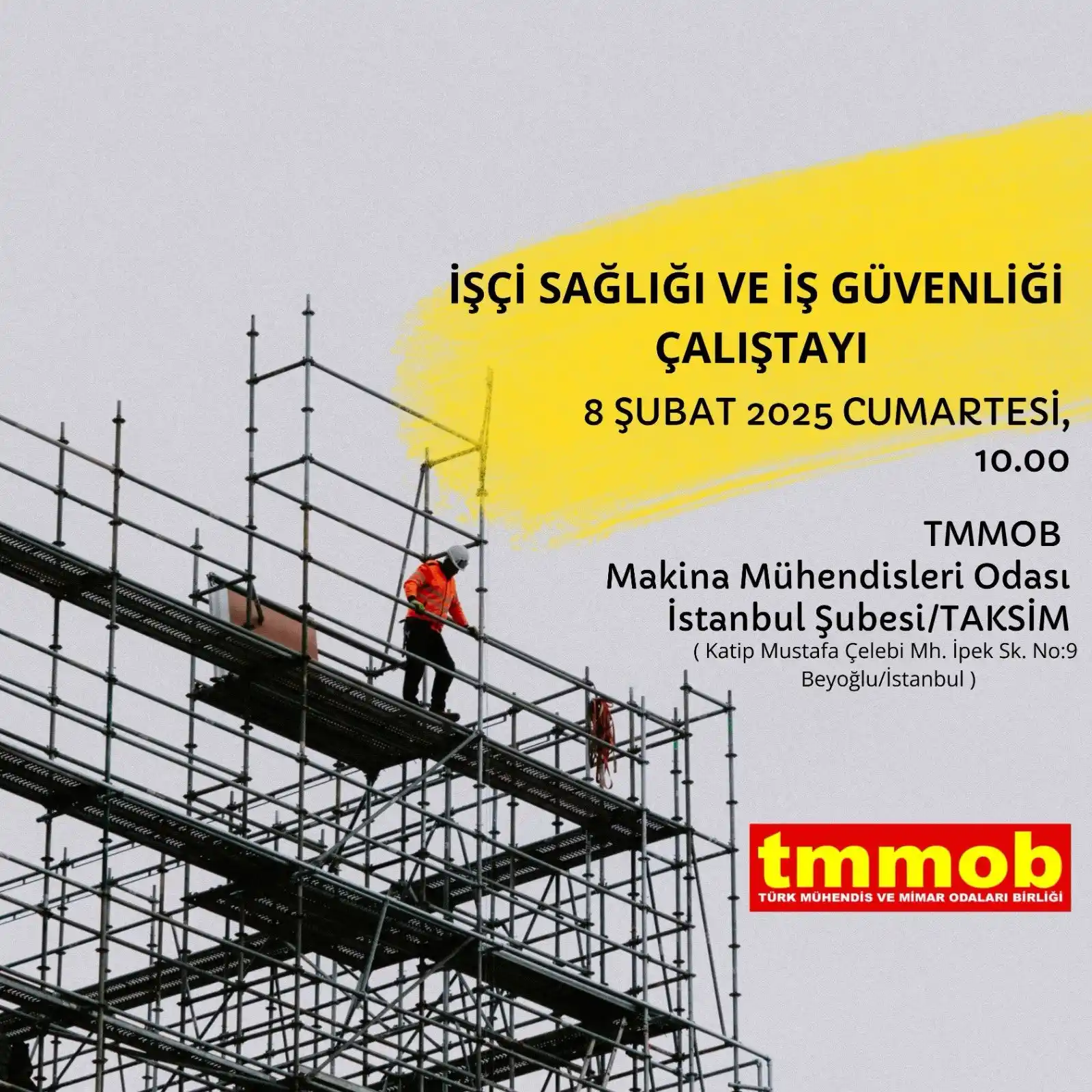 İnşaat Mühendisleri Odası İstanbul Şubesi post