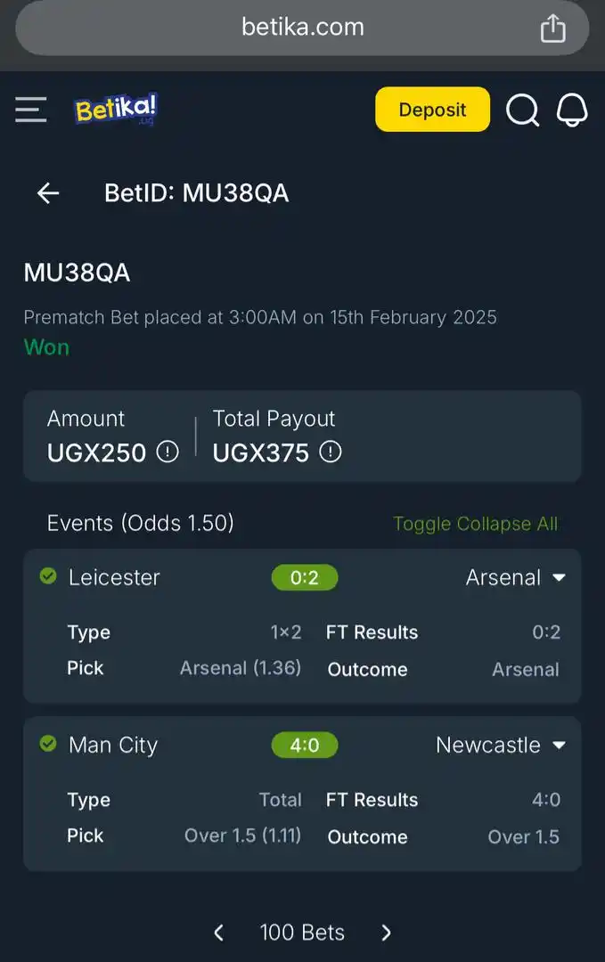 INze Omubedde W’akapapula ka Sure Win Odds post