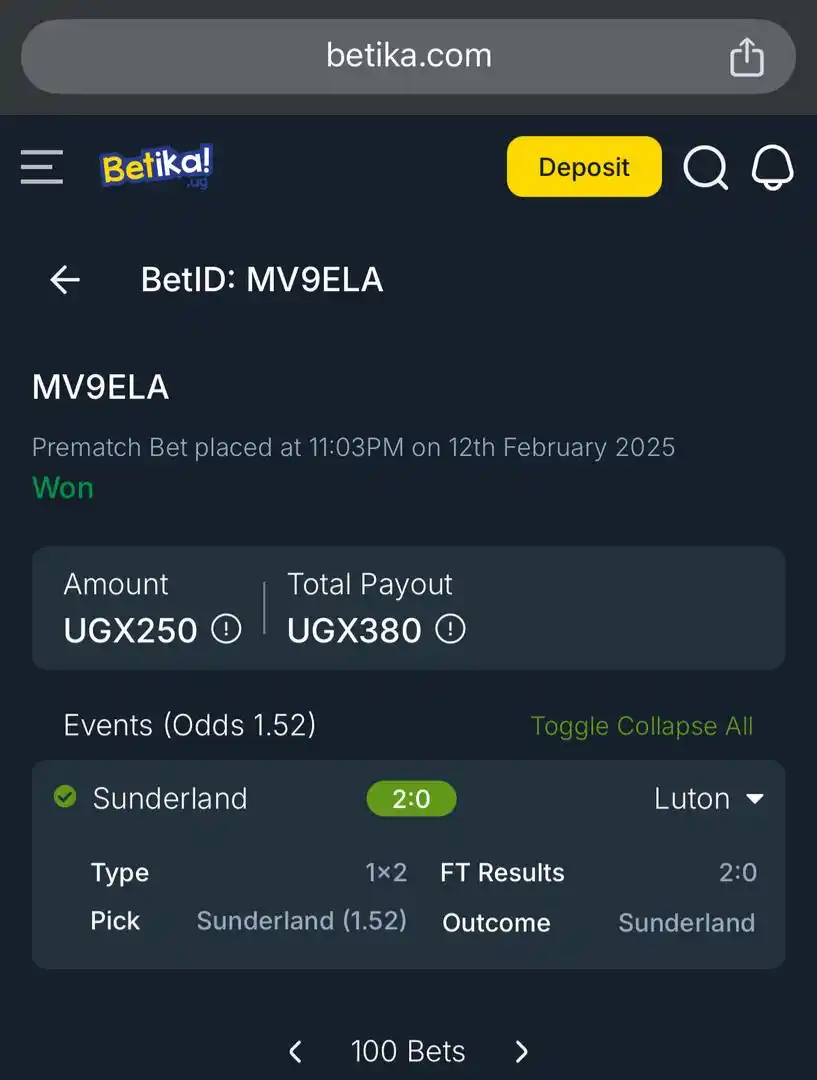 INze Omubedde W’akapapula ka Sure Win Odds post