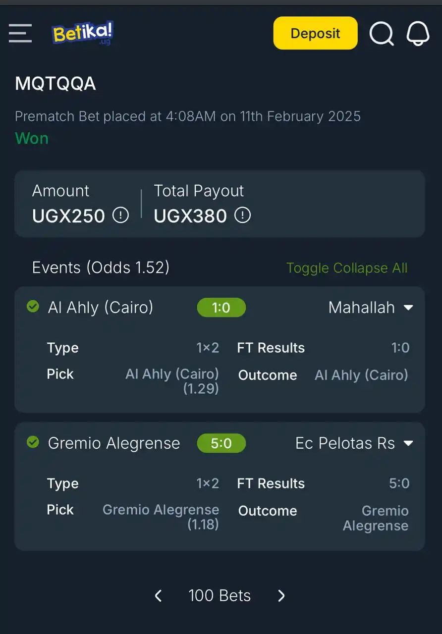 INze Omubedde W’akapapula ka Sure Win Odds post