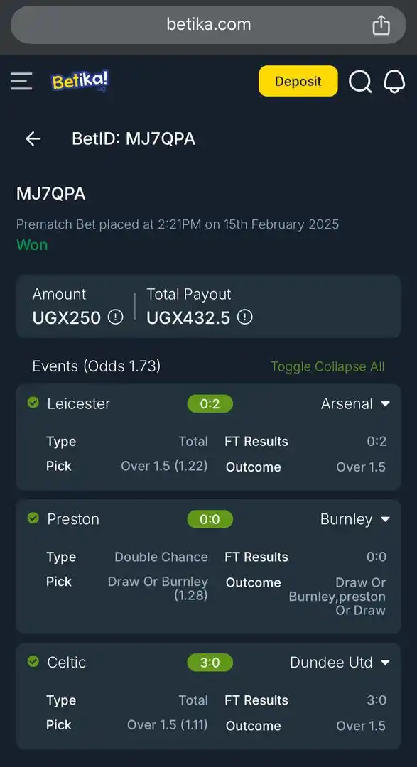 INze Omubedde W’akapapula ka Sure Win Odds post