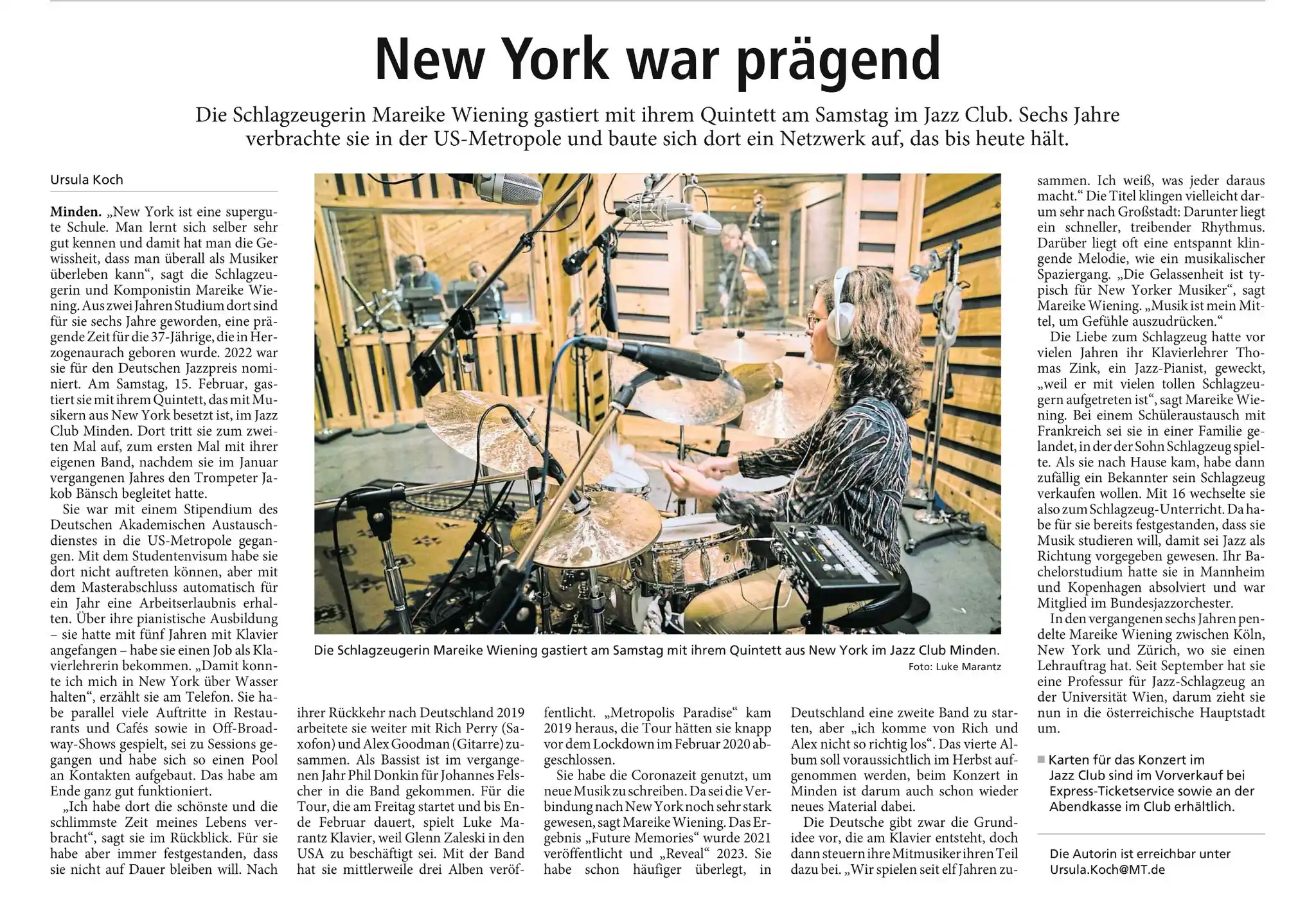 Jazz Club Minden e.V. post