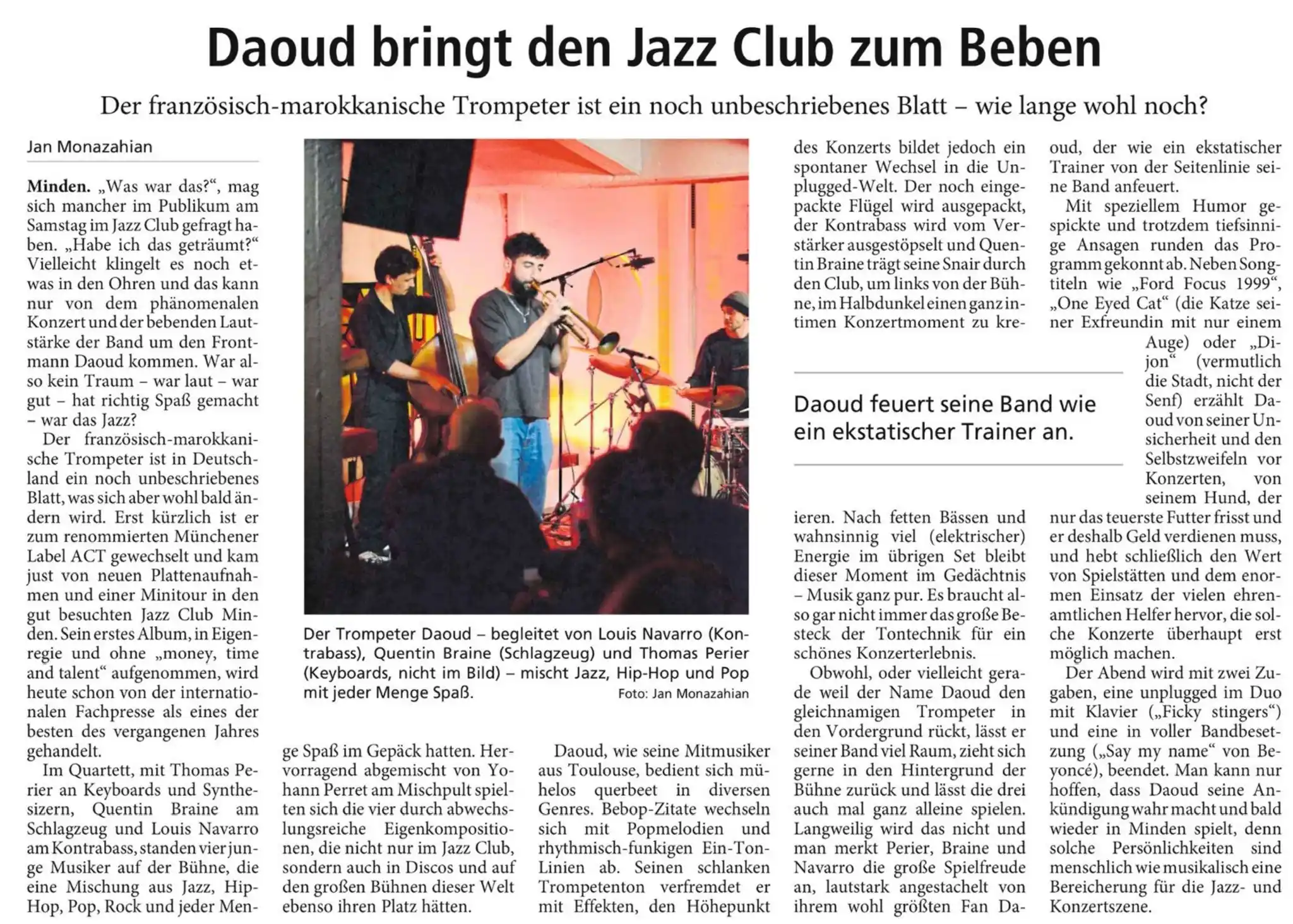 Jazz Club Minden e.V. post