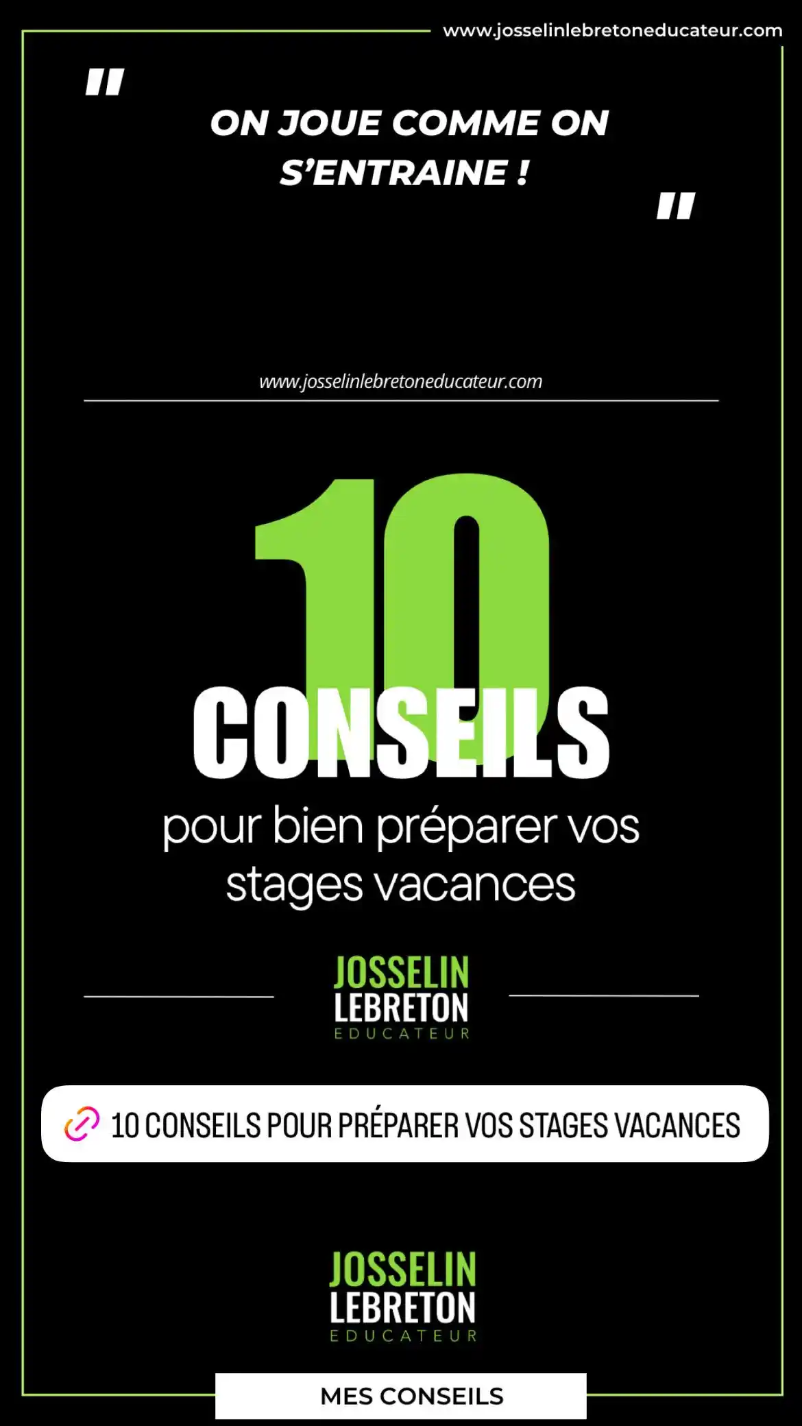 Josselin LEBRETON - Educateur  post