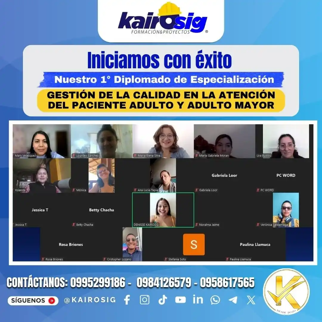 Image from Kairosig Formación & Proyectos: *¡Empezamos con éxito!* 🎉💙Nuestro *1er Diplomado de Especialización ...