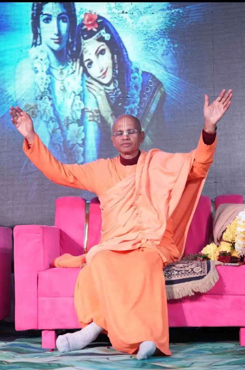 Image from KC QUOTES- ISKCON: 🙏 *When we are chanting the Hare Krishna Mahamantra, we are not askin...