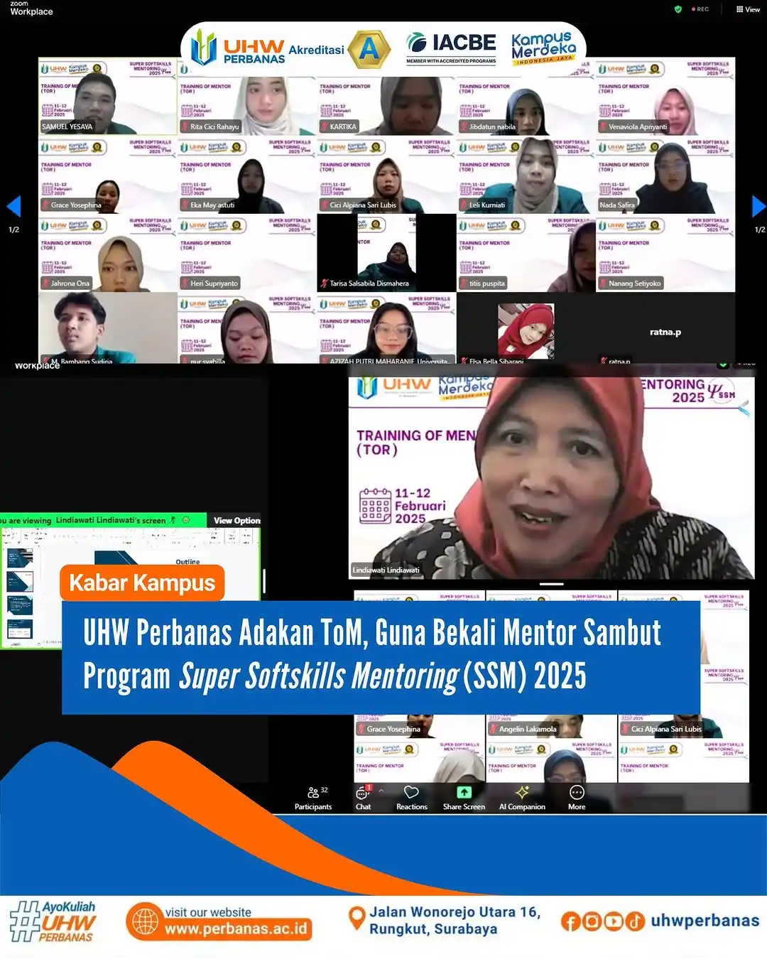 Image from Kelas Karyawan UHW Perbanas: *[UHW PERBANAS UPDATE]*  Universitas Hayam Wuruk Perbanas senantiasa b...