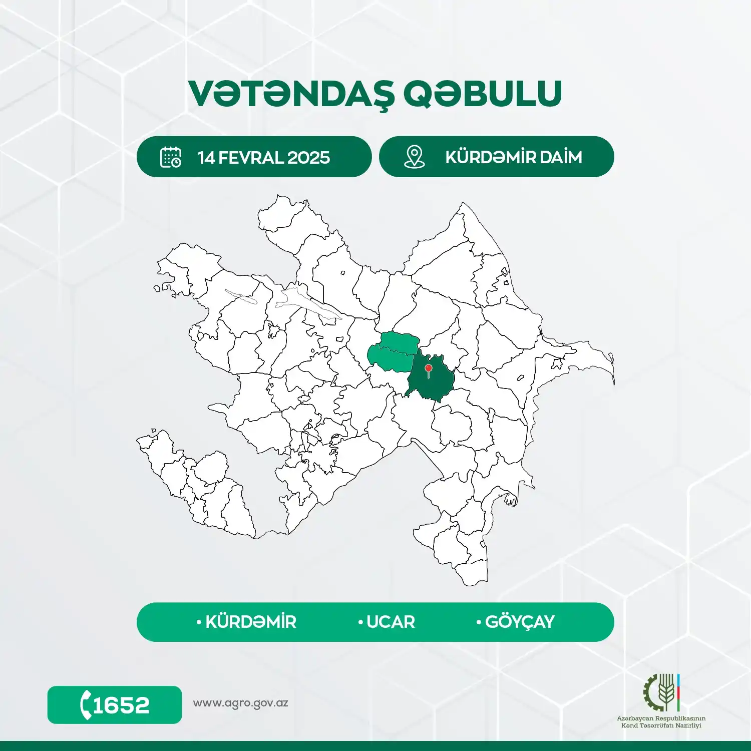 Kənd Təsərrüfatı Nazirliyi post