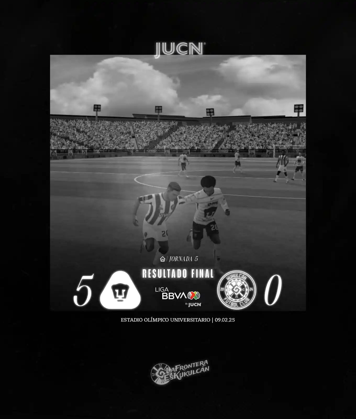 Image from Kukulcán FC: 𝟗𝟎' | 𝑭𝑰𝑵𝑨𝑳𝑰𝒁𝑨 𝑬𝑳 𝑷𝑨𝑹𝑻𝑰𝑫𝑶 Culminó el partido en CU...