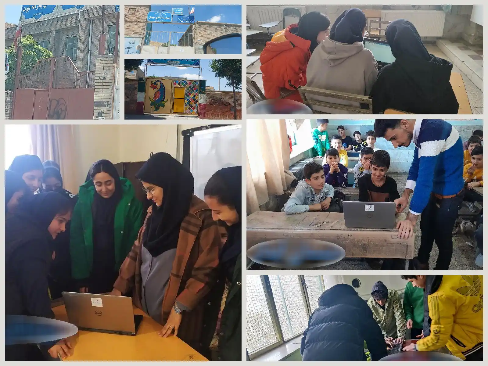 Image from Labdoo.org (Germany / Deutschland): Flugpatin Shiva P. brachte 5 Laptops zu Schulen in Saqqez, Iran. Die S...