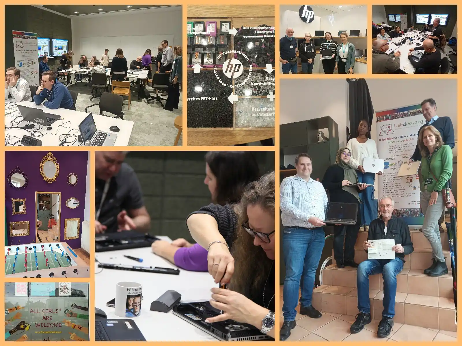 Image from Labdoo.org (Germany / Deutschland): Bei HP in Böblingen konnte Labdoo Germany in dieser Woche einen Worksh...