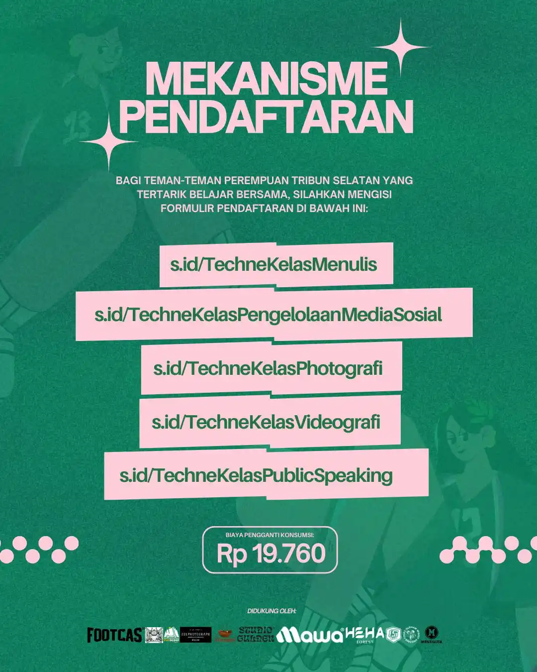 Image from Ladies Curva Sud: Halo Perempuan Tribun Selatan!💚  Menjelang perayaan <a class="text-bl...