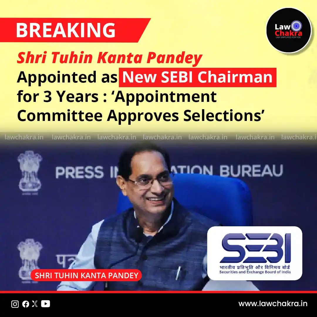 Image from LawChakra: Tuhin Kanta Pandey, the current Finance Secretary, has been appointed ...