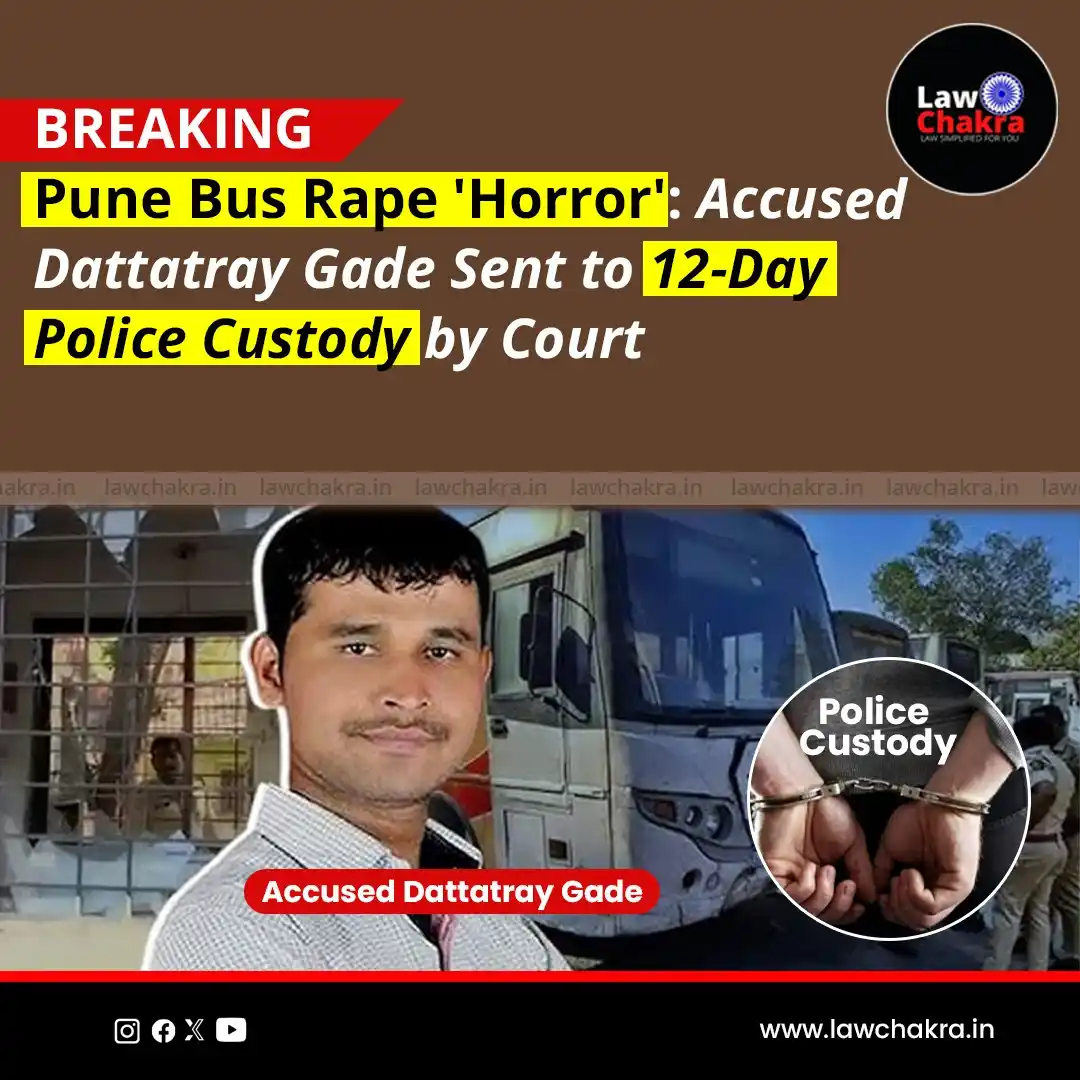 Image from LawChakra: Dattatray Ramdas Gade was presented before Pune’s Judicial Magistrate ...