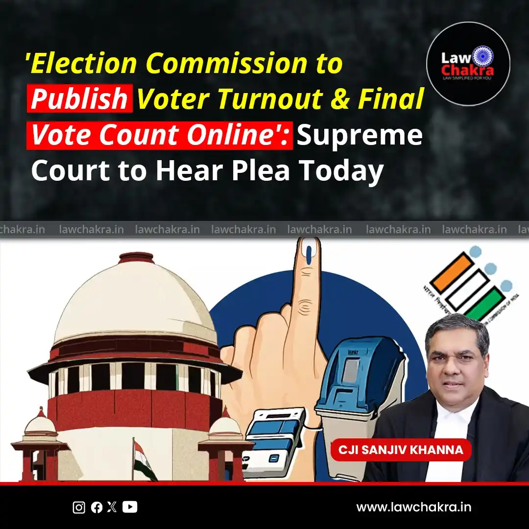 Image from LawChakra: The Supreme Court Today (Feb 25) will hear a plea demanding the Electi...