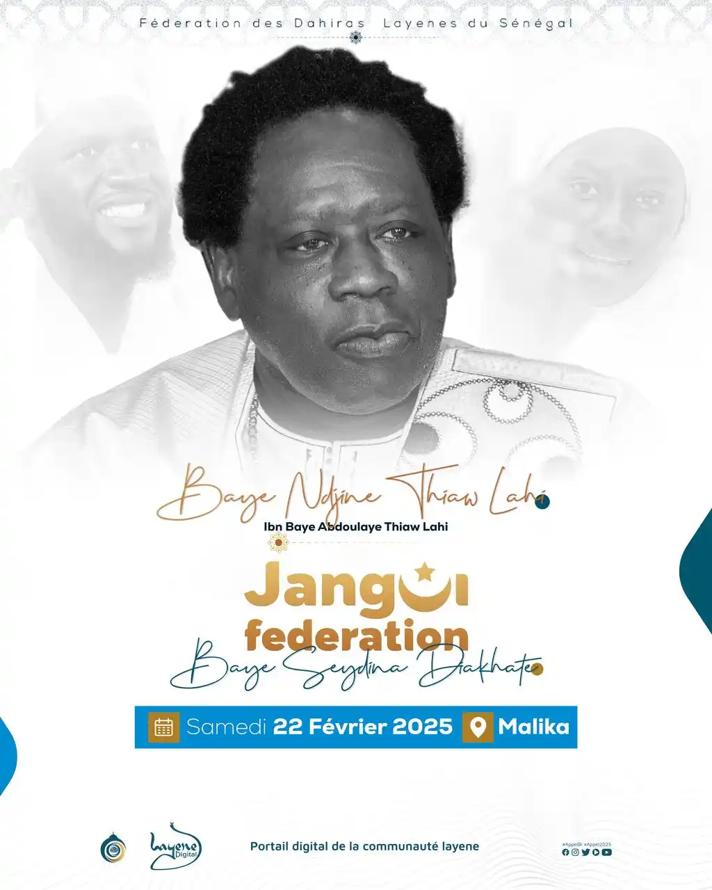 Image from Layene Digital : ‎[⁦‪ 𝐉𝐚𝐧𝐠𝐢 𝐅𝐞𝐝𝐞𝐫𝐚𝐭𝐢𝐨𝐧🙏🏾 ]  ‎La Fédération des Dahiras...