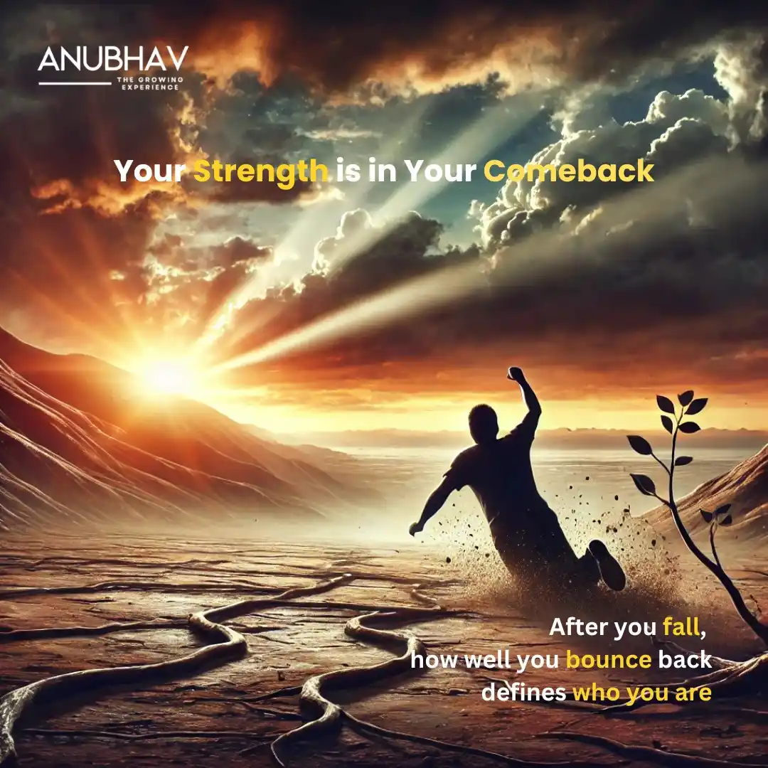 Image from Learn & Grow: *Bounce Back Stronger* Failure isn’t the end—it’s a test of resilience...