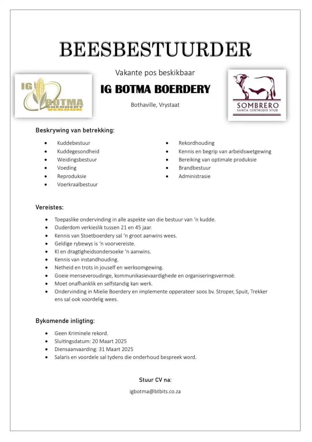 ⭐ LoWaro_Recruitment Shared Vacancies ⭐ post