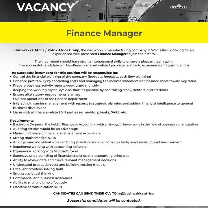Image from ⭐ LoWaro_Recruitment Shared Vacancies ⭐: Cape 𝗪𝗲'𝗿𝗲 𝗘𝘅𝗽𝗮𝗻𝗱𝗶𝗻𝗴! Bushwakka Africa is expanding, an...