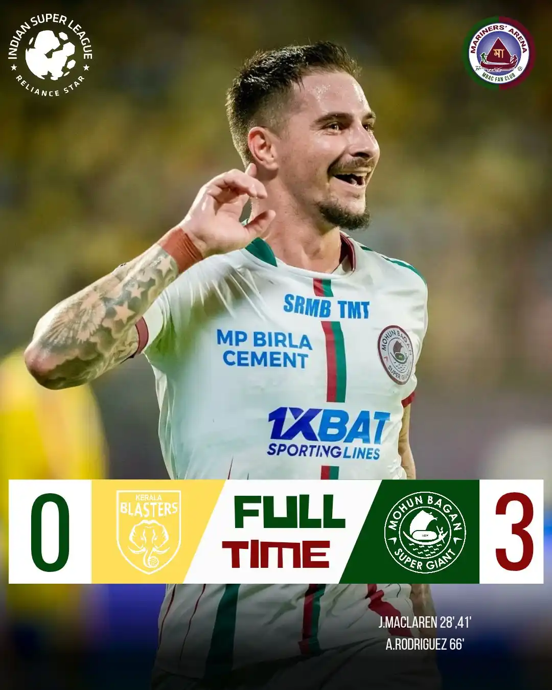 Image from Mariners' Arena – মেরিনার্স এরিনা: খারাপ দিনেও চ্যাম্পিয়নরা জেতে। খেলার প্রথম ৩০ মিনিটেই KBFC প্রায় আমাদ...