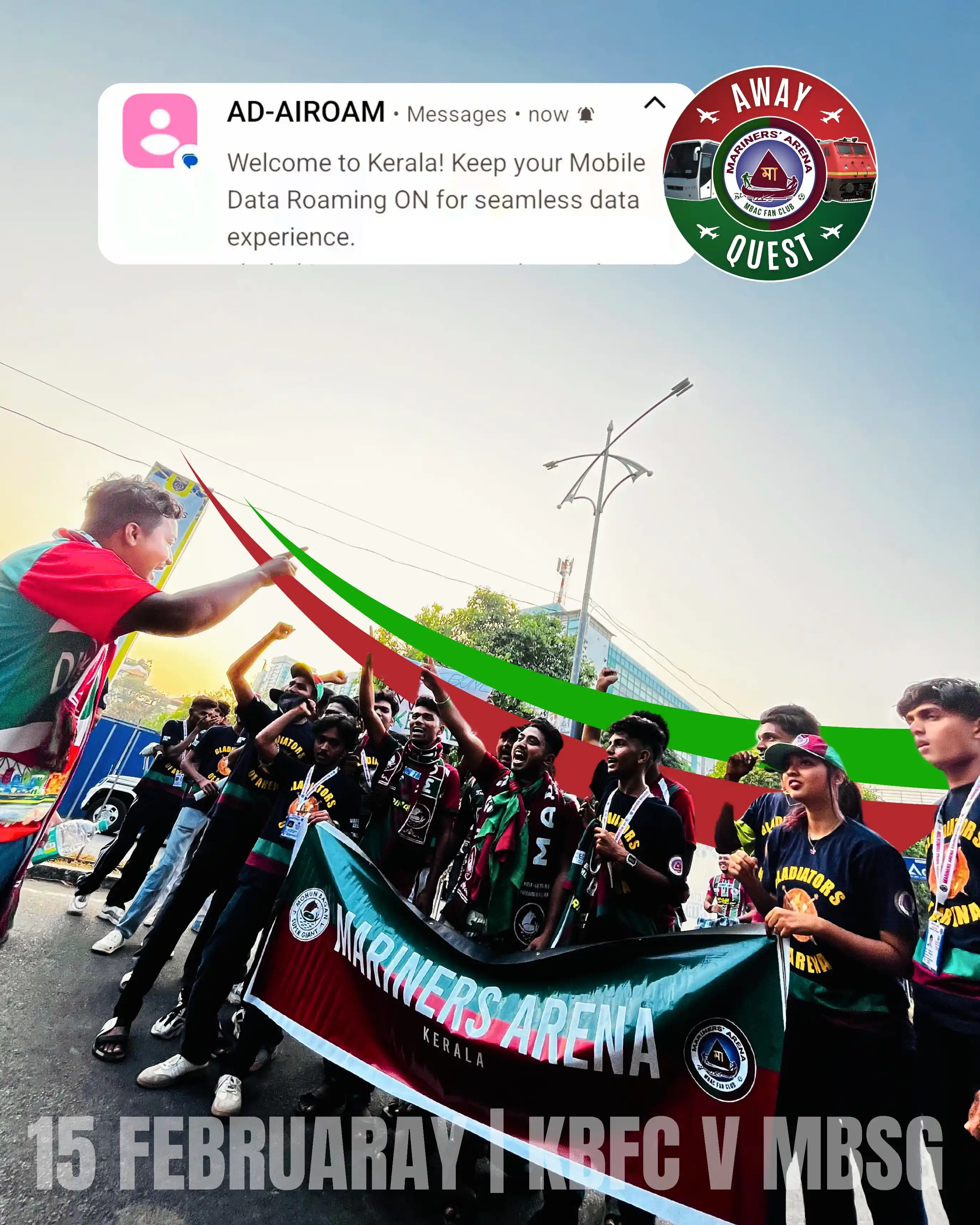 Image from Mariners' Arena – মেরিনার্স এরিনা: So @airtelindia updates something about our current location.😉 Our f...