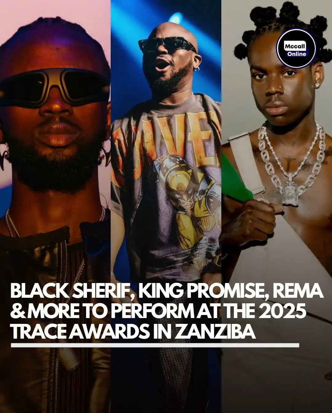 Image from Mccall Online: 2025 Trace Music Awards and Summit: star-studded performers lineup rev...