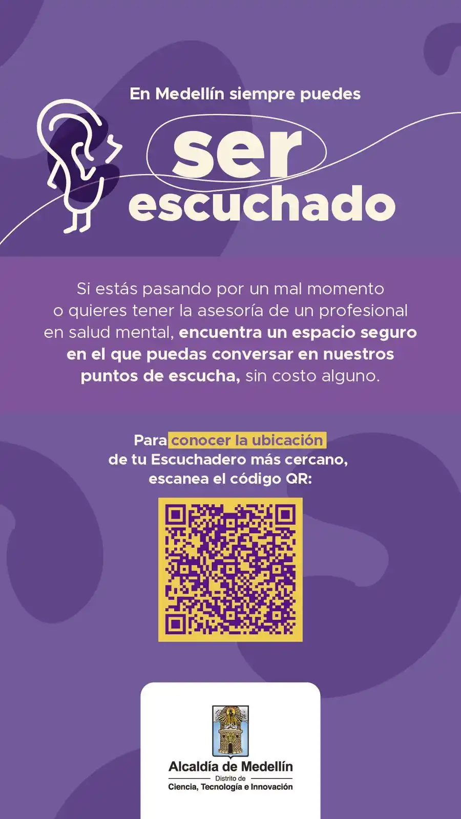 Image from Medellín para TODAS: ✨ *¿Necesitas hablar con alguien?* ✨ Sabemos que las mujeres tenemos ...
