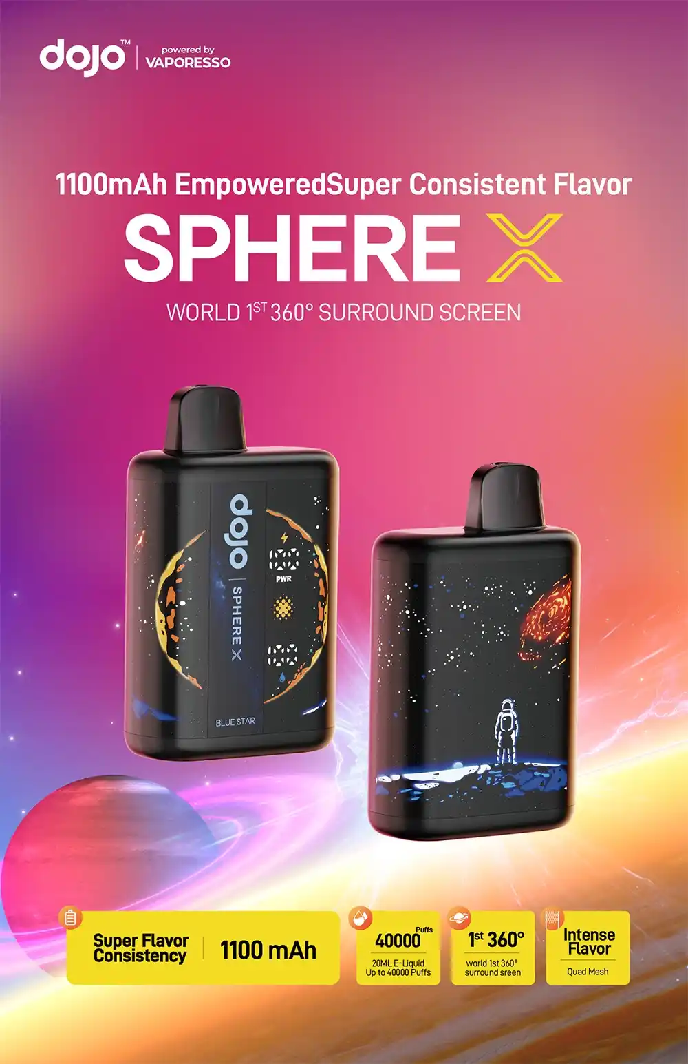Image from Midwest Goods Inc : 🚀 *DOJO Sphere X Powered by Vaporesso* 🚀 🔥 Available in 21 Mouth-W...