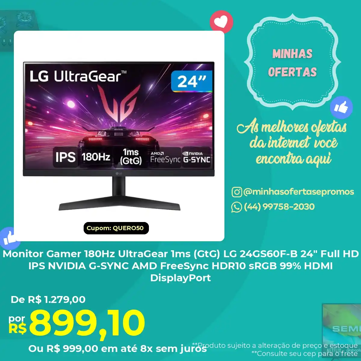 Minhas Ofertas - Games post