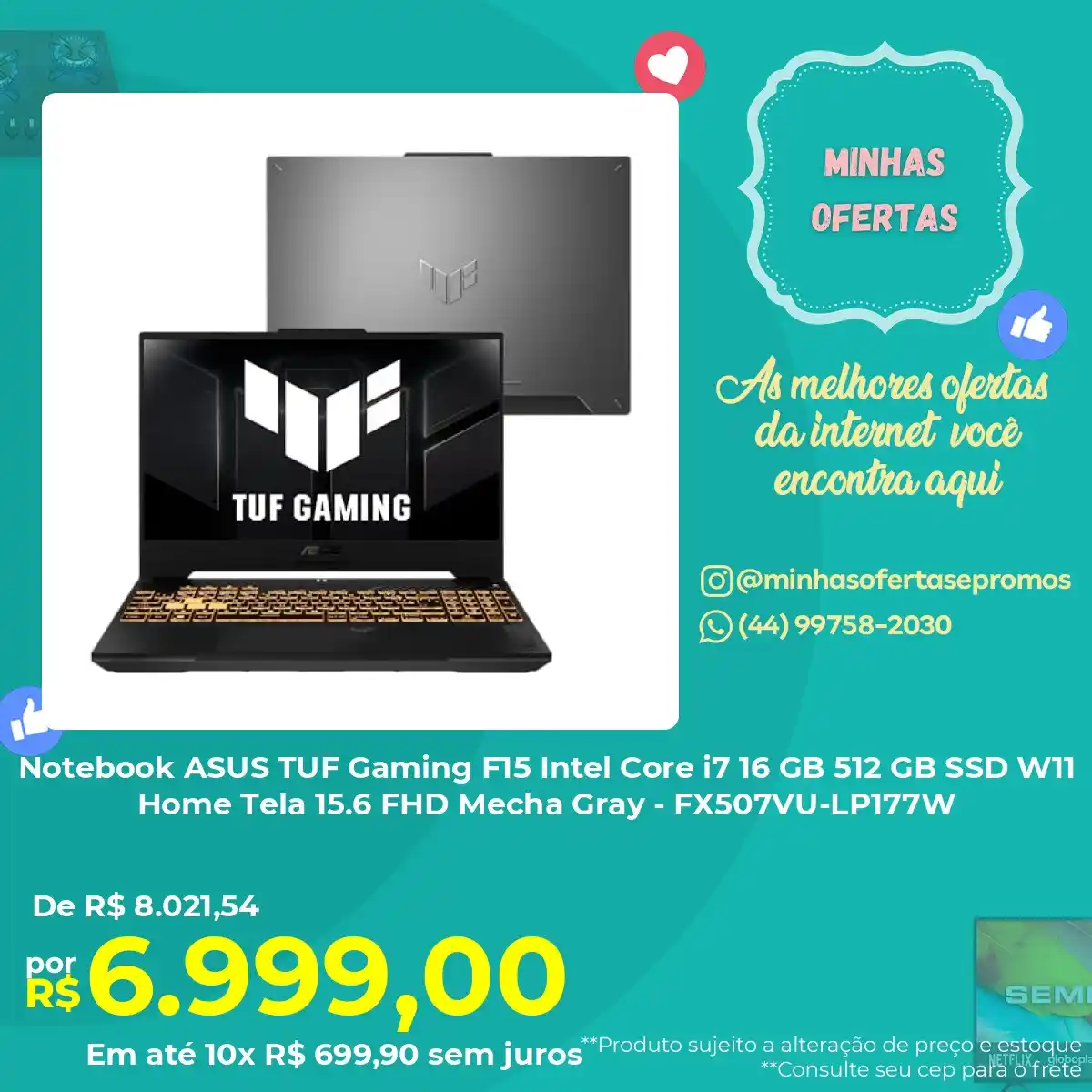Minhas Ofertas - Games post