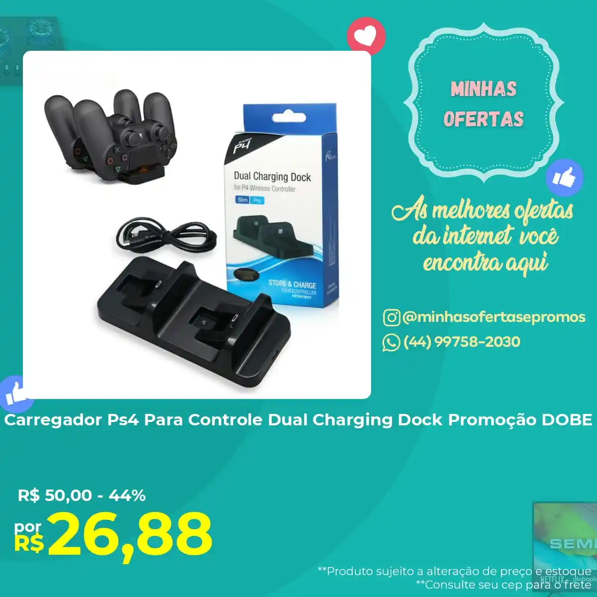 Minhas Ofertas - Games post
