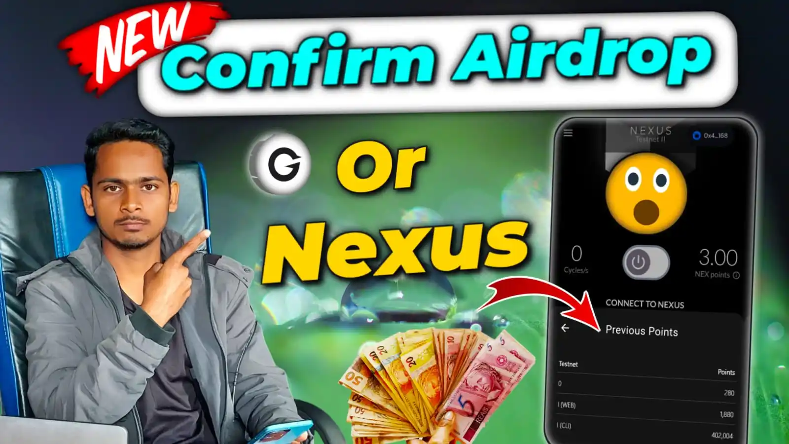 Image from Mining Dada: ✅ Nexus season1 points and new airdrop Backed by solana 😃 https://yo...